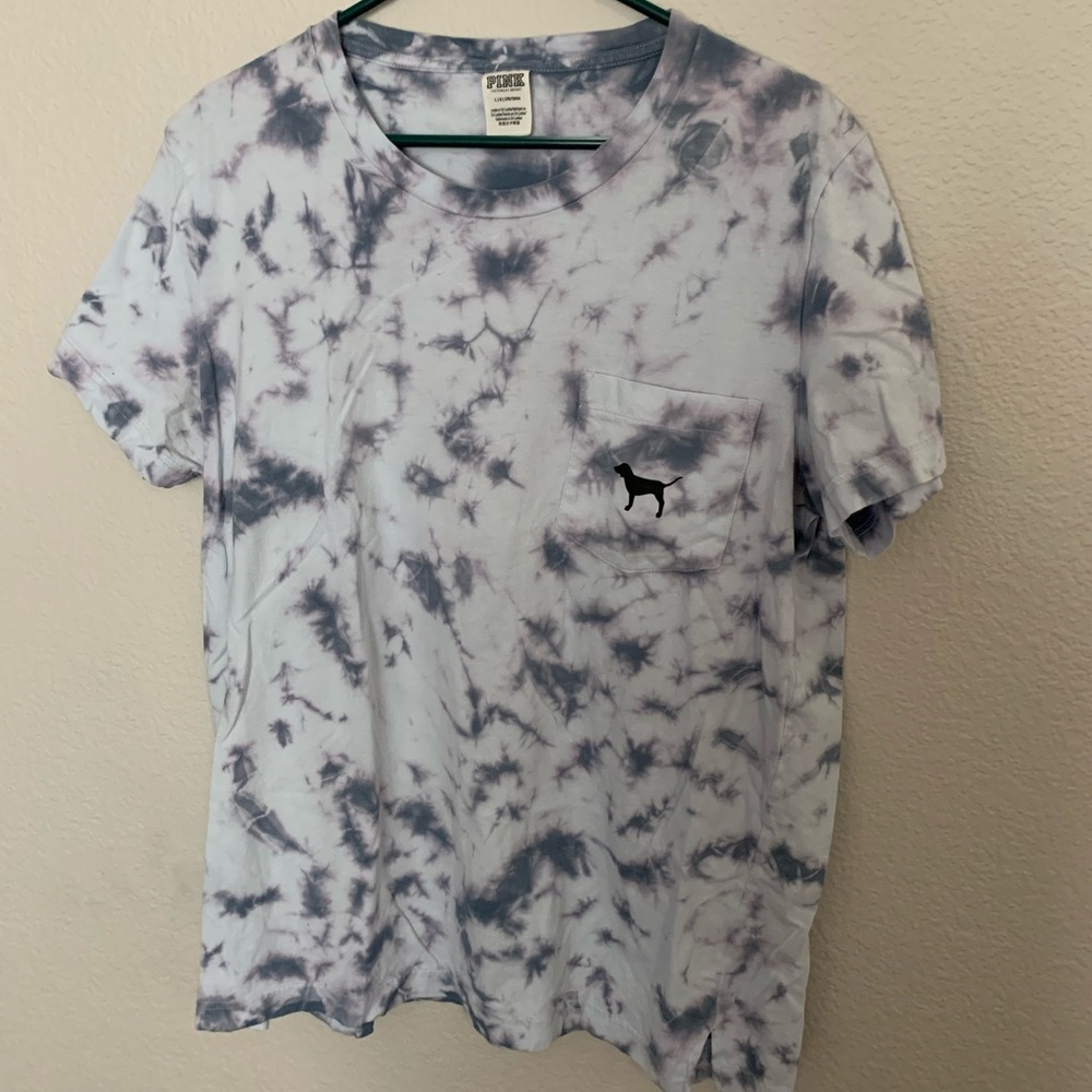 VS Pink Grey/Lilac Tie Dye Tee